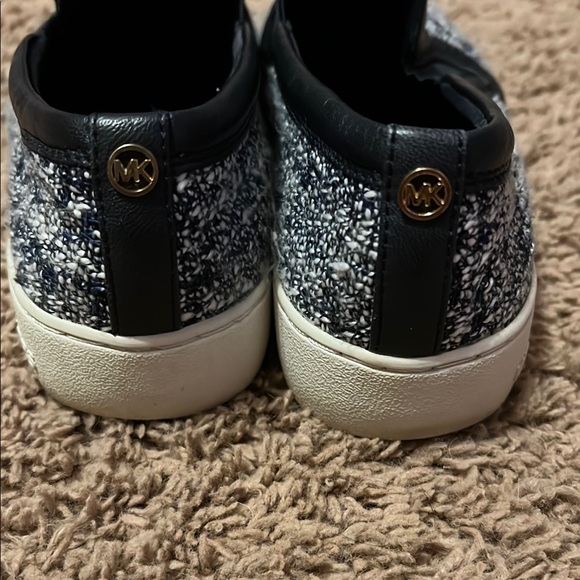 Michael Kors Tweed Black and White Slip-Ons - Picture 4 of 5